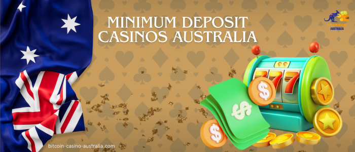 australian flag, slot, money and coins, site logo on yellow background
